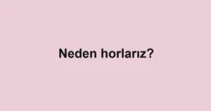 neden-horlariz